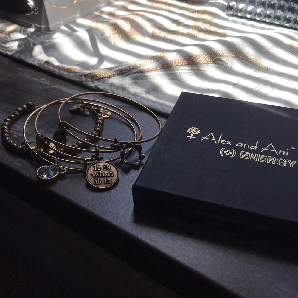 Alex and Ani Bracelet Set